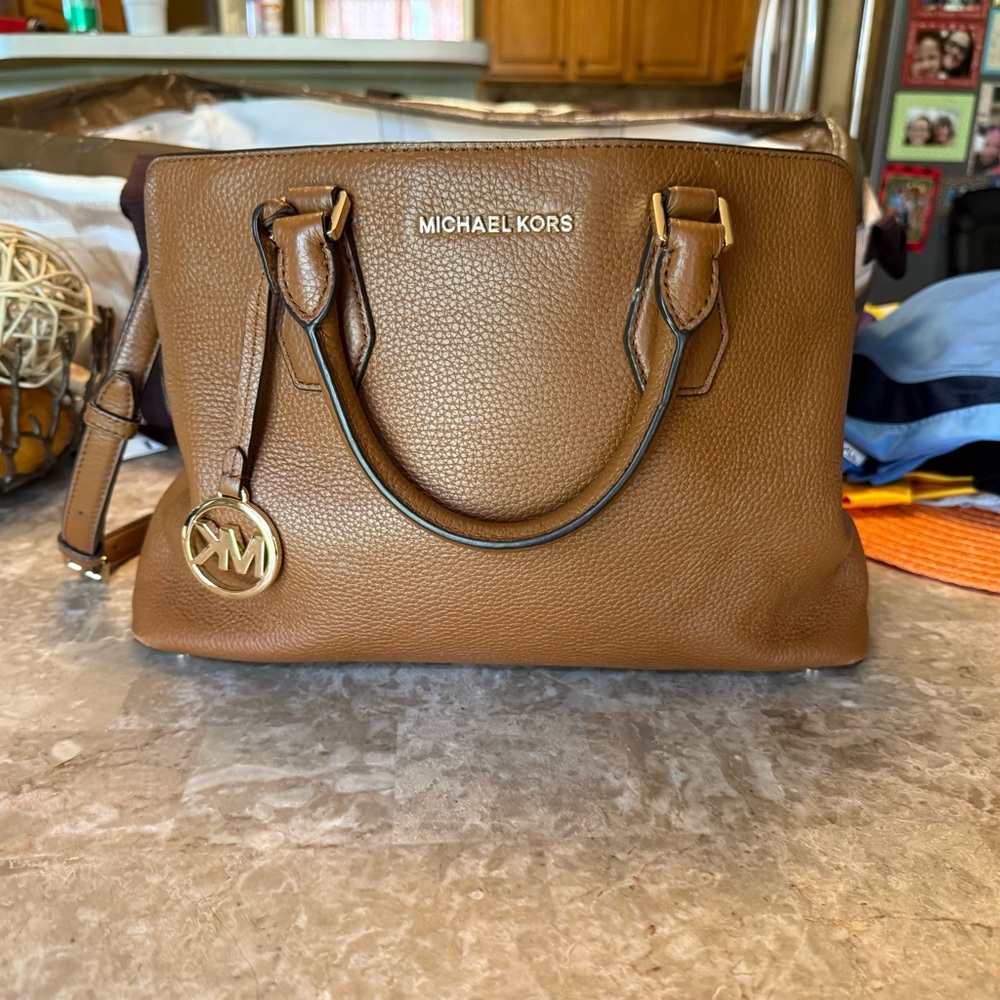 Michael Kors Brown Leather Satchel